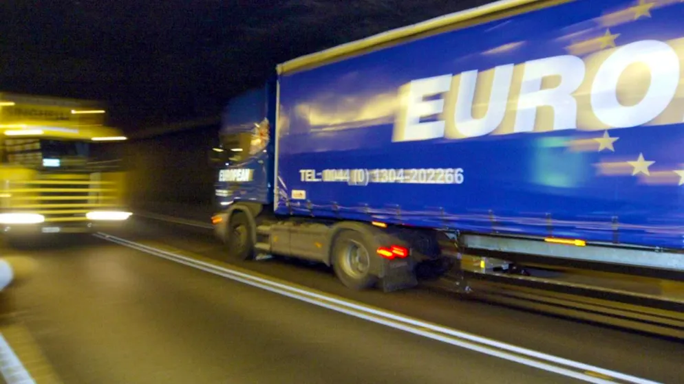 Les Alsaciens souhaitent une taxe car ils "n'en peuvent plus du niveau de pollution sonore, atmosphérique, généré par le transit étranger" (photo symbolique).