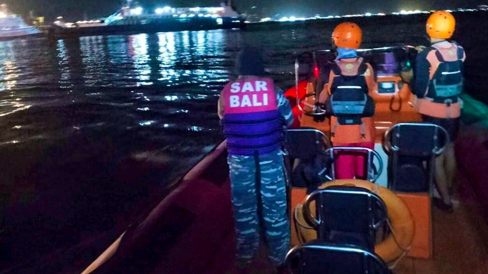 The ferry had 65 people on board.