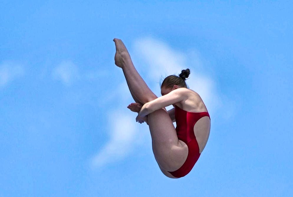 Molly Carlson è una delle migliori cliff diver del mondo.