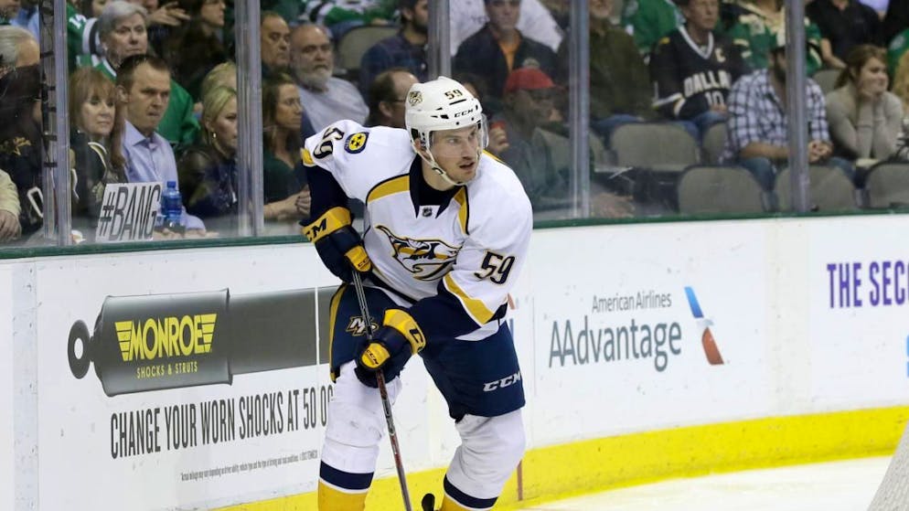 Nashvilles Captain Roman Josi trainiert im Juli in Freiburg