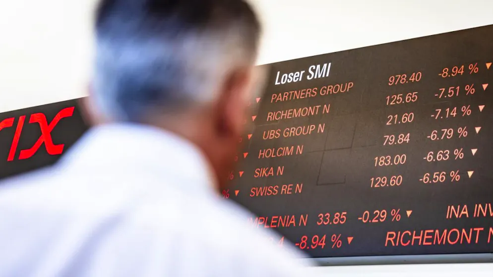Borsa svizzera: SMI chiude in calo (immagine d'archivio)