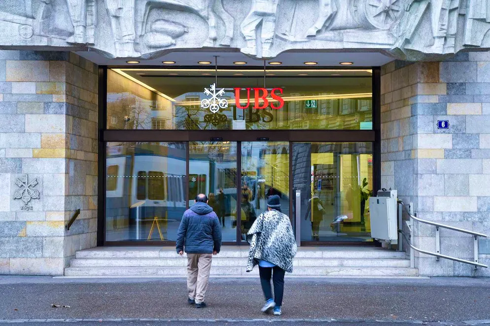 Le guichet UBS de la Paradeplatz de Zurich n'a pas aidé le senior.