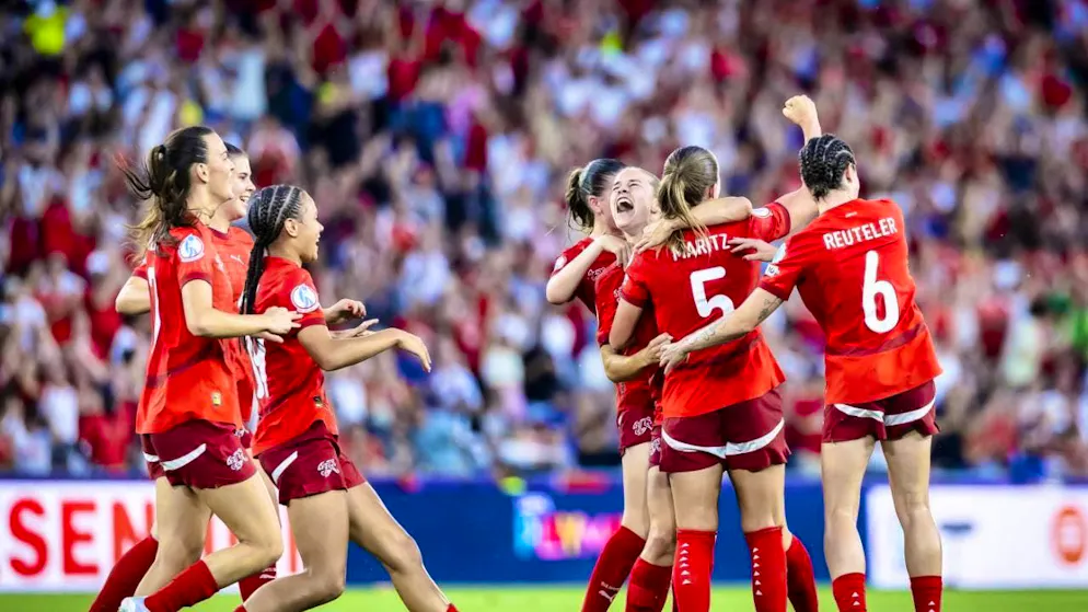The women's opening match between Switzerland and Norway is also a success for Swiss television