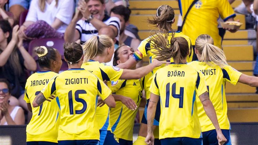 Schweden gewinnt das erste Spiel der Gruppe C.