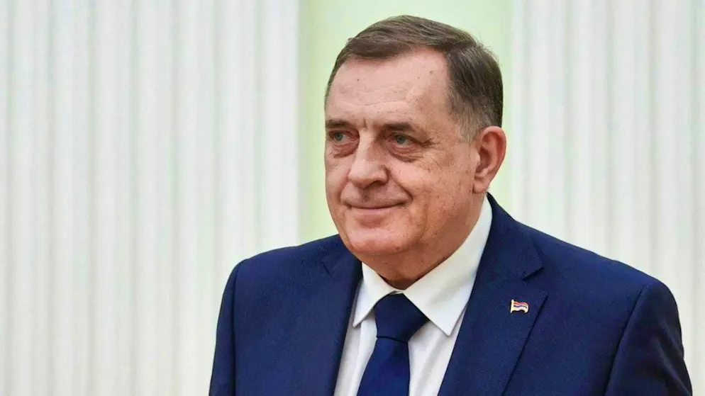 The Bosnian State Court had issued the international arrest warrant for Bosnian Serb separatist leader Milorad Dodik in mid-March. (archive picture)
