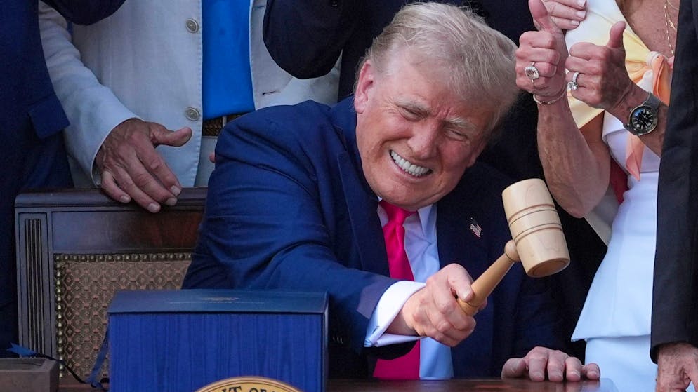 Donald Trump will gegen Obdachlose in der Umgebung um das Weisse Haus vorgehen.