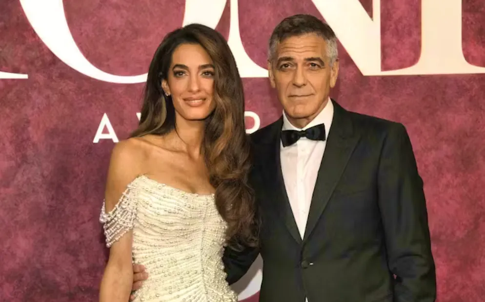 Amal Clooney et George Clooney lors de la 78e cérémonie des Tony Awards en juin dernier.