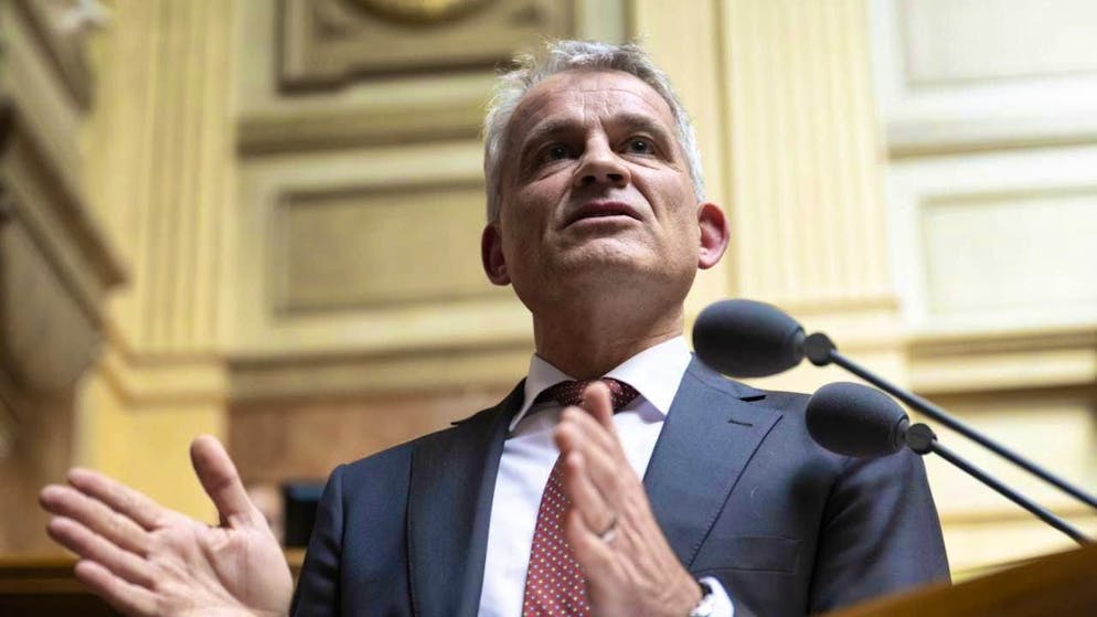 Federal Councillor Beat Jans gave a speech in Schaffhausen. (archive picture)