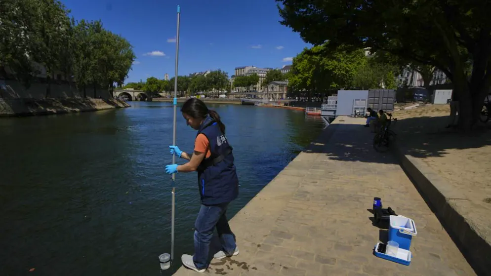 After more than 100 years. Swimming in the Seine in Paris is possible again