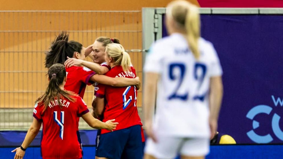 Am Ende konnten doch noch die favorisierten Norwegerinnen über den Sieg jubeln.