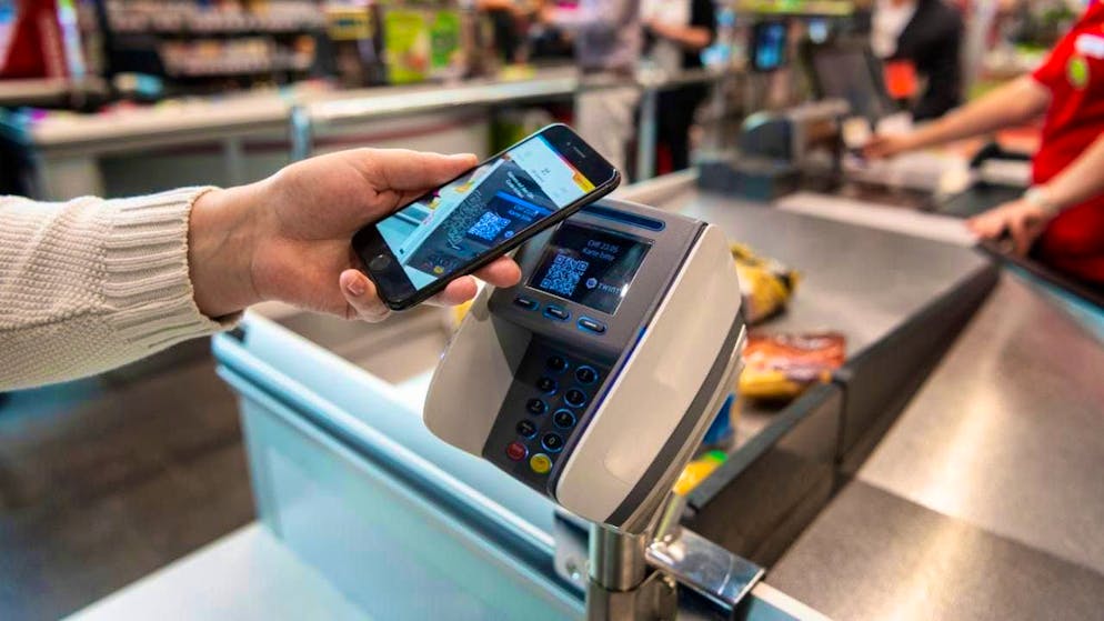 Over 5 million users carried out more than 773 million transactions with the payment service provider Twint in 2024. (archive image)