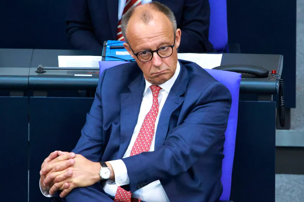 Il cancelliere tedesco Friedrich Merz 