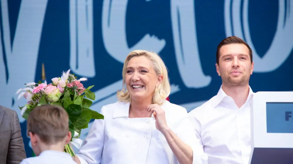 Le RN de Marine Le Pen et Jordan Bardella se retrouve sous enquête à Bruxelles pour soupçons d'irrégularités financières (archives).