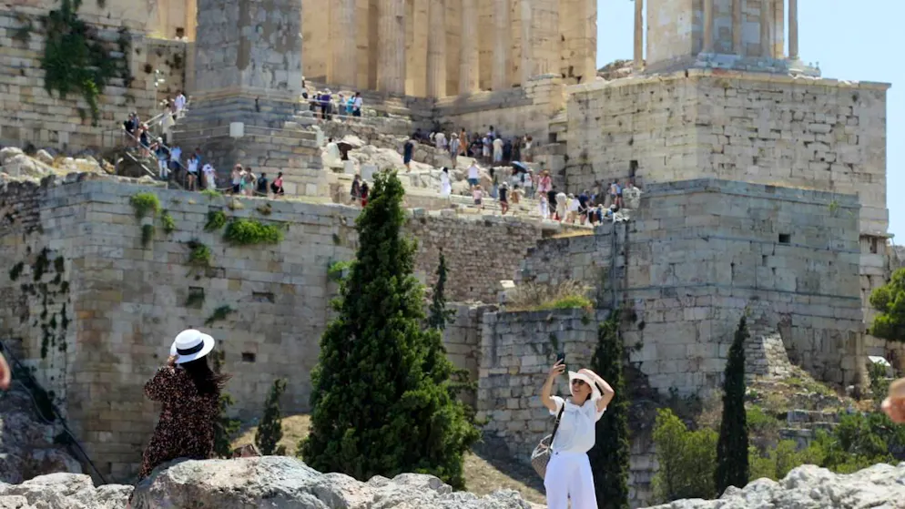 Il n'est pas possible de visiter l'Acropole d'Athènes l'après-midi en raison de la canicule. (archives)