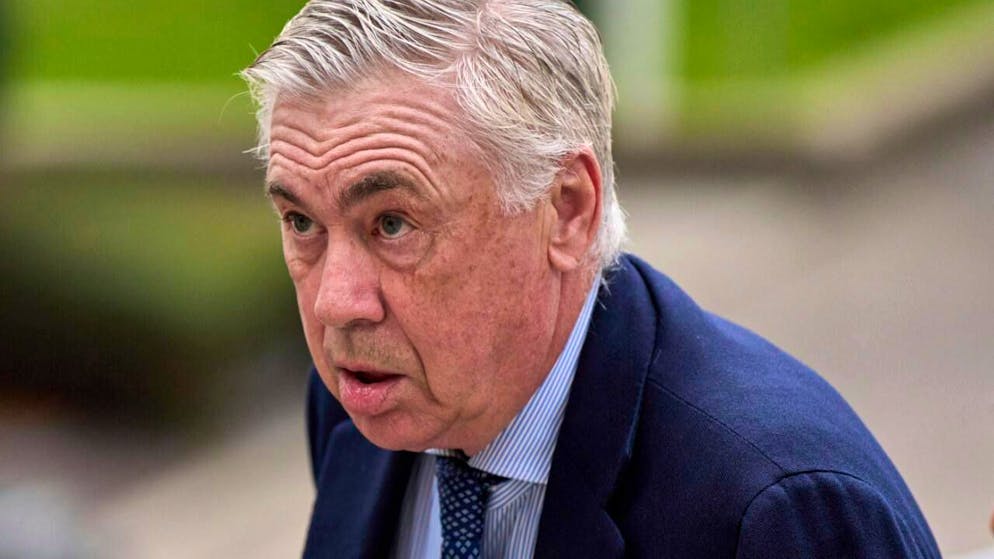 L'ex coach del Real Madrid, ora selezionatore della nazionale brasiliana di calcio, Carlo Ancelotti