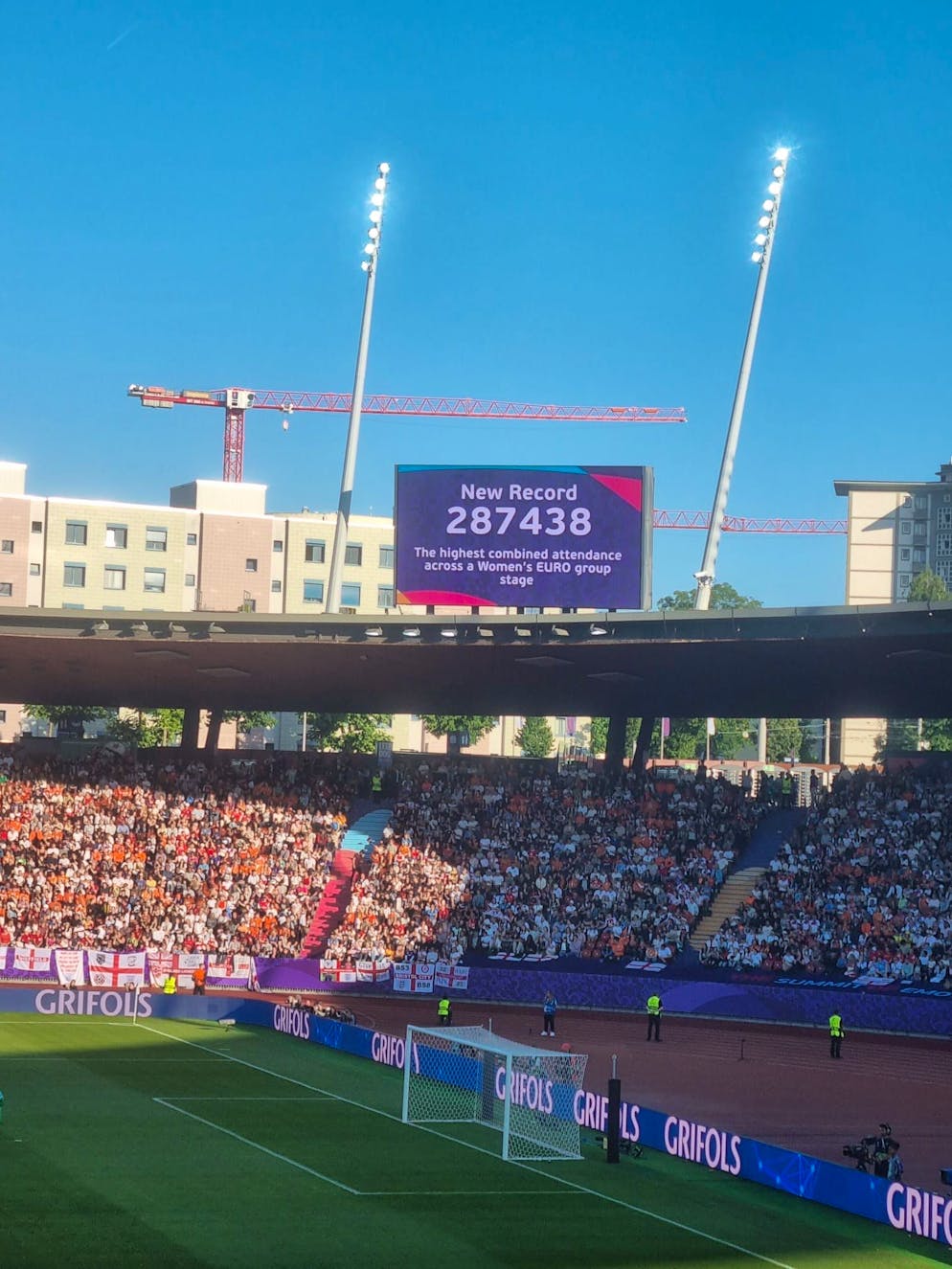 Der Zuschauerrekord in der Gruppenphase einer Frauen-EM ist bereits geknackt.
