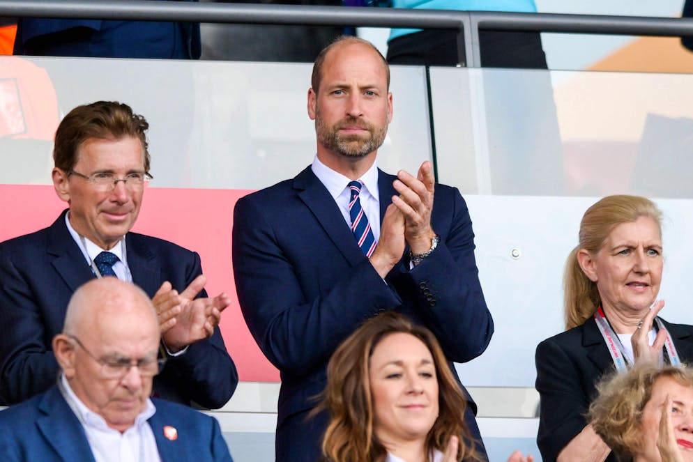 Prinz William am UEFA Womens EURO 2025. William, Prinz von Wales sieht sich im Stadion Letzigrund in Zürich das Fussball-Turnier England - Niederlande am UEFA Womens EURO 2025 an.