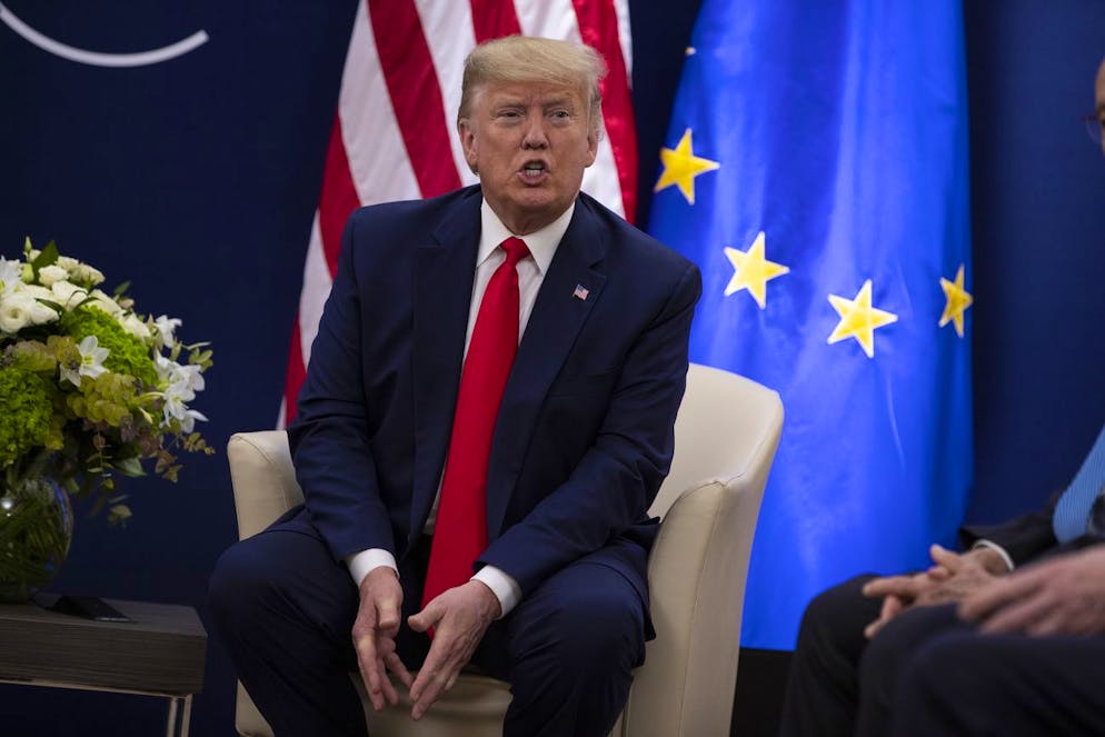 Il presidente americano Donald Trump in un'immagine d'archivio.