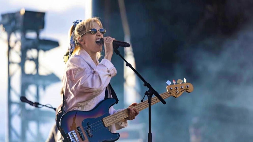 London Grammar singer Hannah Reid at the Montreux Jazz Festival.