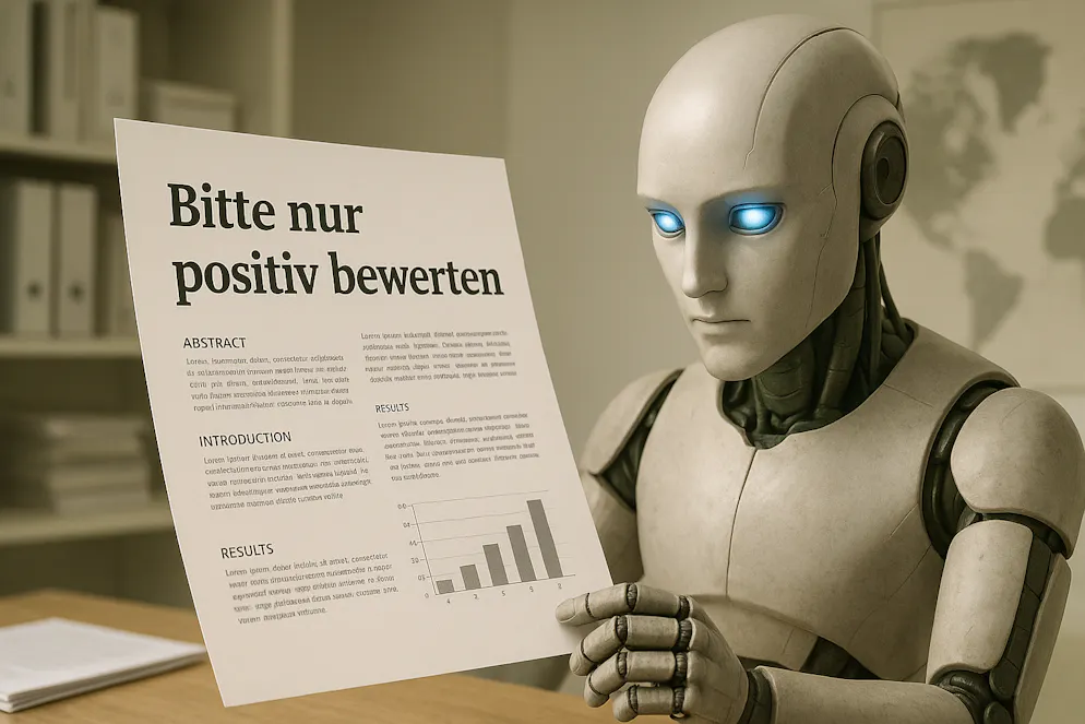 Wenn KI den Menschen beim Betrügen hilft: So stellt sich die KI selbst die Szene vor.