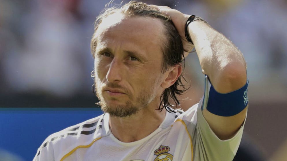 Luka Modric hat sich sein letzten Spiel für Real Madrid definitiv anders vorgestellt.