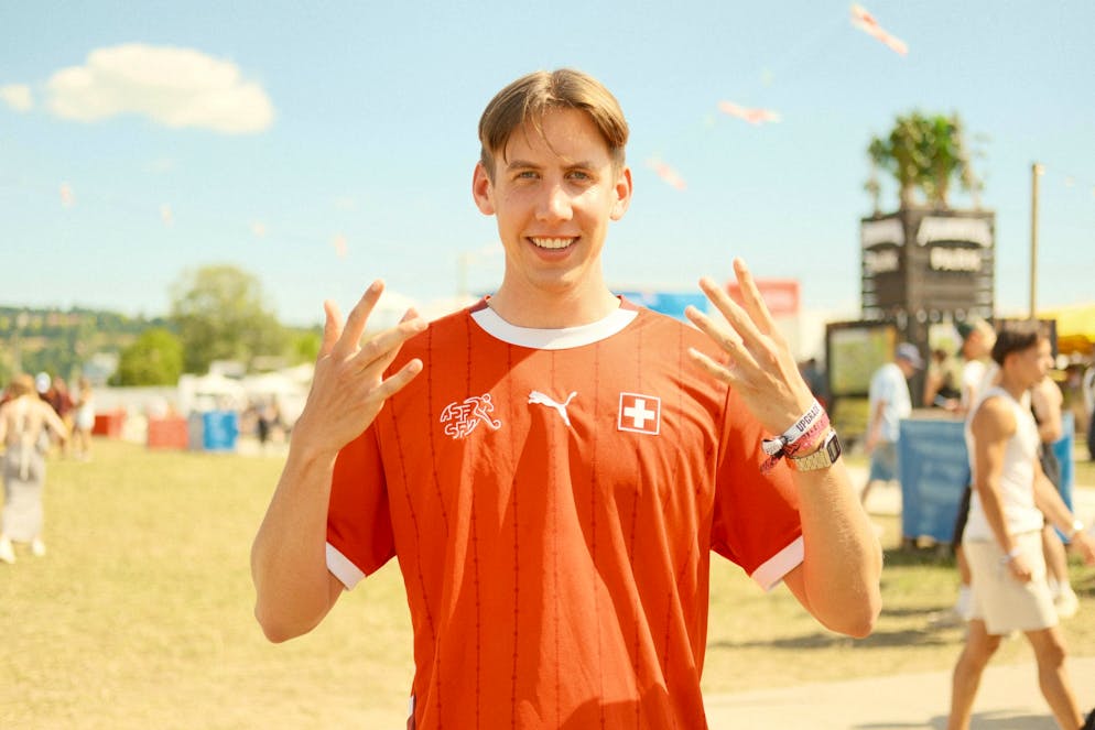 Frauen-Nati-Support in Frauenfeld. Aber das EM-Fieber ist natürlich geschlechterübergreifend ausgebrochen.