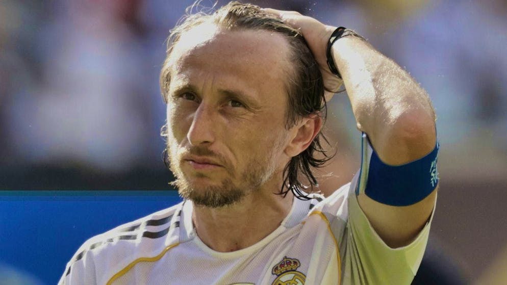 Luka Modric definitely imagined his last game for Real Madrid differently.