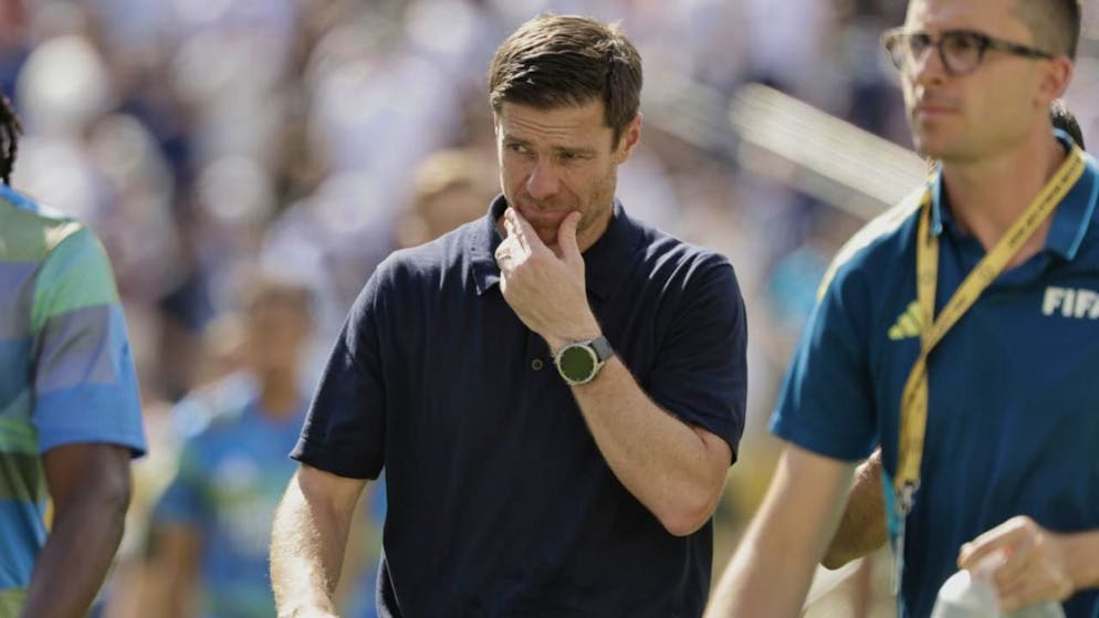 Real Madrids neuer Trainer Xabi Alonso sah bei der 0:4-Niederlage im Halbfinal gegen PSG vieles, das ihm nicht gefiel
