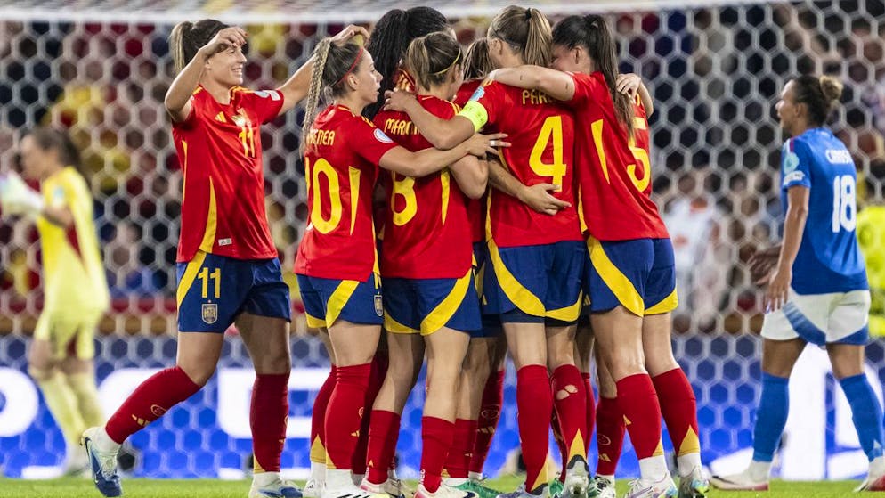 Third win in third European Championship match. Spain beat Italy and face Switzerland in the quarter-finals