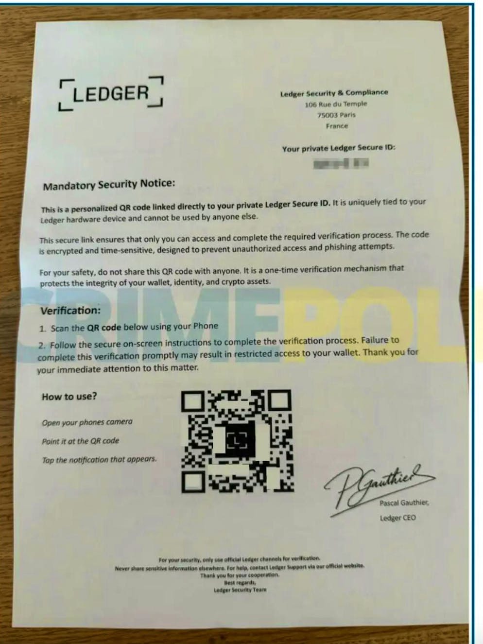 Ne pas scanner le code QR!: Attention arnaque: de fausses lettres en  circulation | blue News