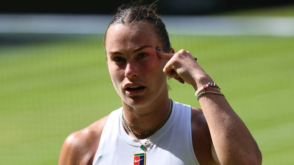 Aryna Sabalenka unterlag im Wimbledon-Halbfinal Amanda Anisimova.