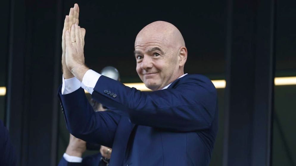 FIFA-Boss Gianni Infantino hatte Freude an seinem Herzensprojekt.