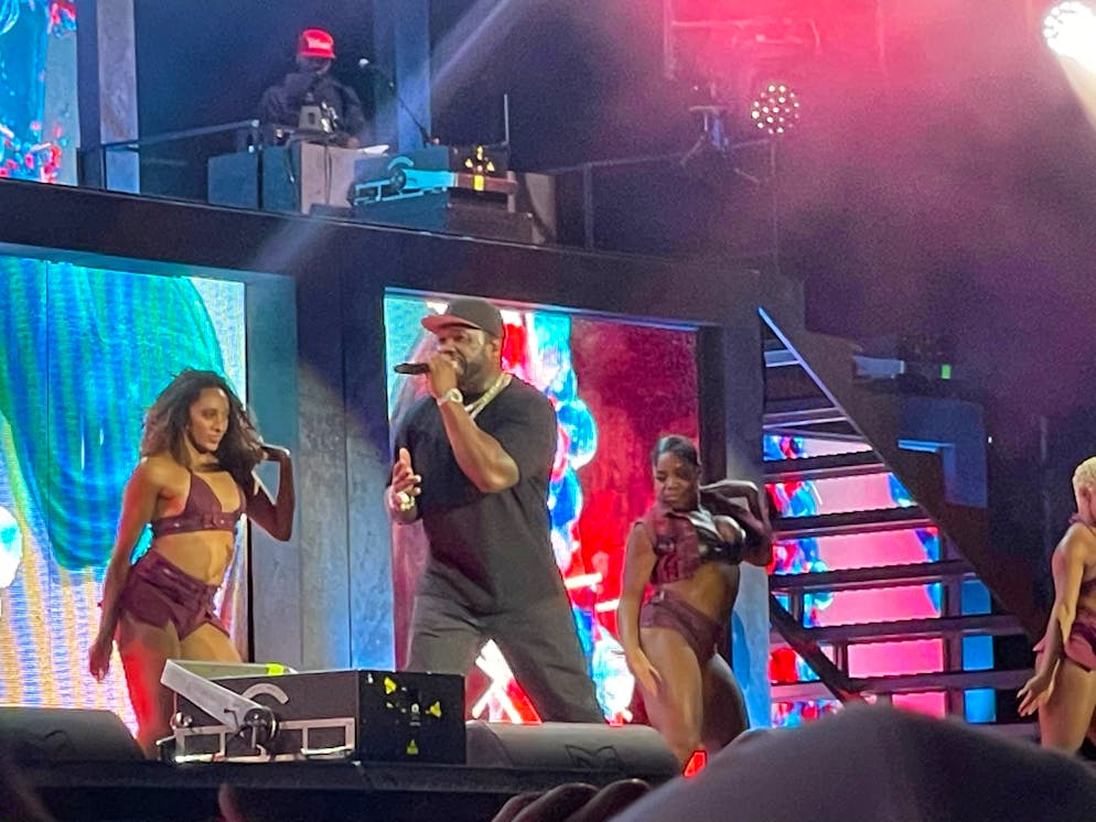 50 Cent am OAF 2025. Er ist DER Headliner am Hip-Hop-Festival in Frauenfeld.