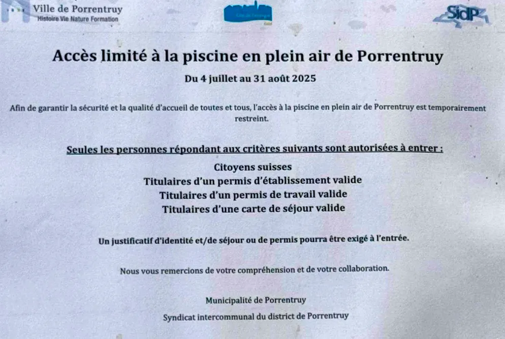 Il comune non vuole più che i frontalieri entrino nel centro balneare.