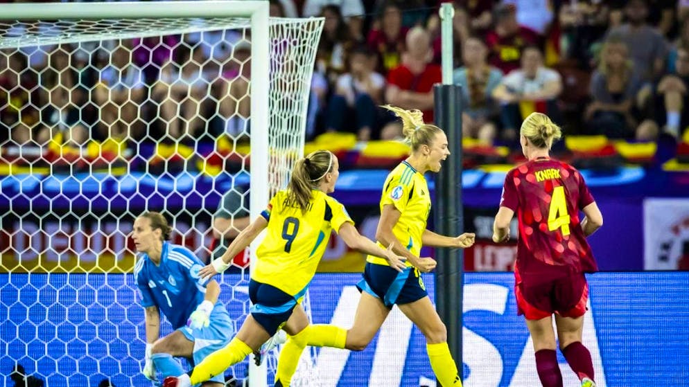 Sweden inflicted the heaviest defeat in European Championship history on the Germans