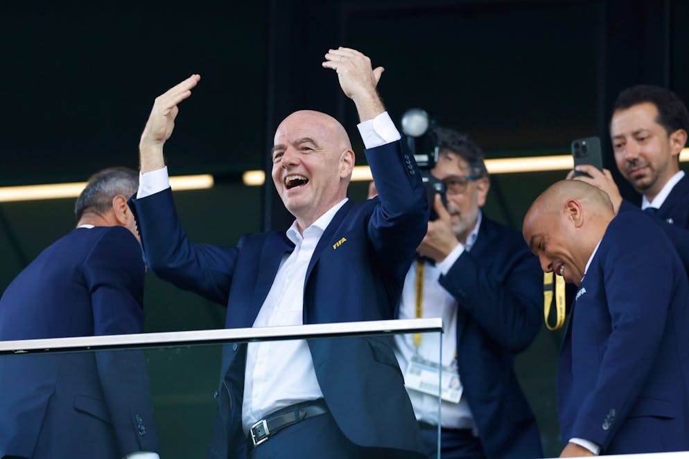 Gianni Infantino s'enthousiasme au sujet du Mondial des clubs.