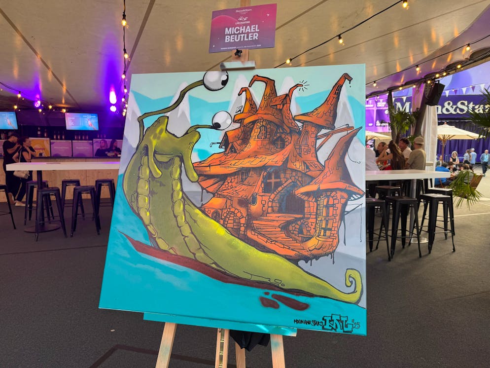 M&S Live-Painting. Na, wer ist auf der Suche nach einem neuen Farbtupfer in der Stube?