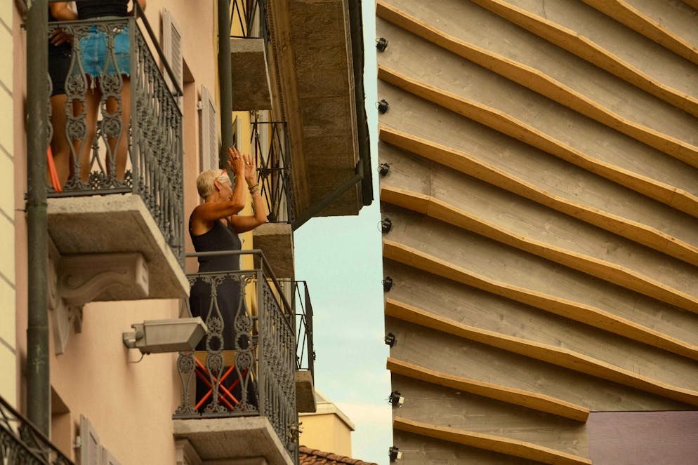 M&S Alvaro. A balcony directly on the Piazza Grande is particularly worthwhile in July.