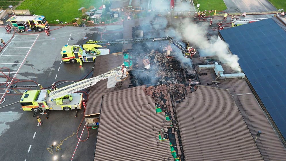 Grossbrand Restaurant «Speck». Grossbrand in Fehraltorf ZH. 