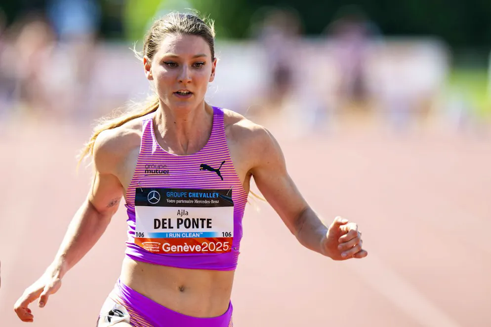 Ajla Del Ponte (ici à Genève) a couru en 11''29 samedi, son meilleur temps depuis trois ans