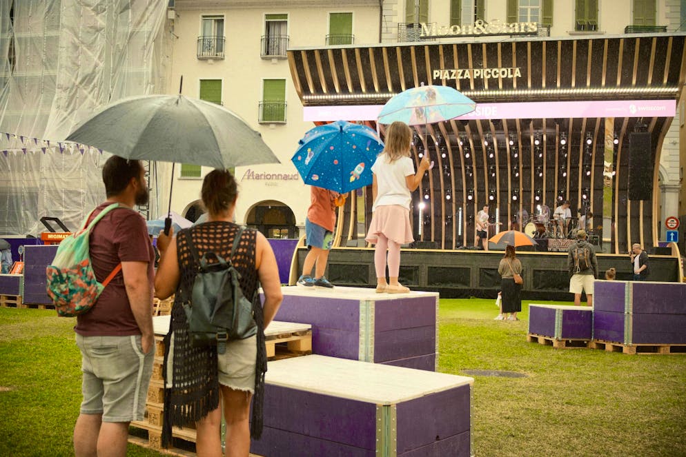 M&S Rain. Fortunately, umbrellas are available in all sizes.