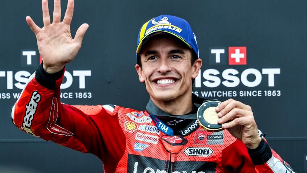 Marc Marquez siegt auf dem Sachsenring