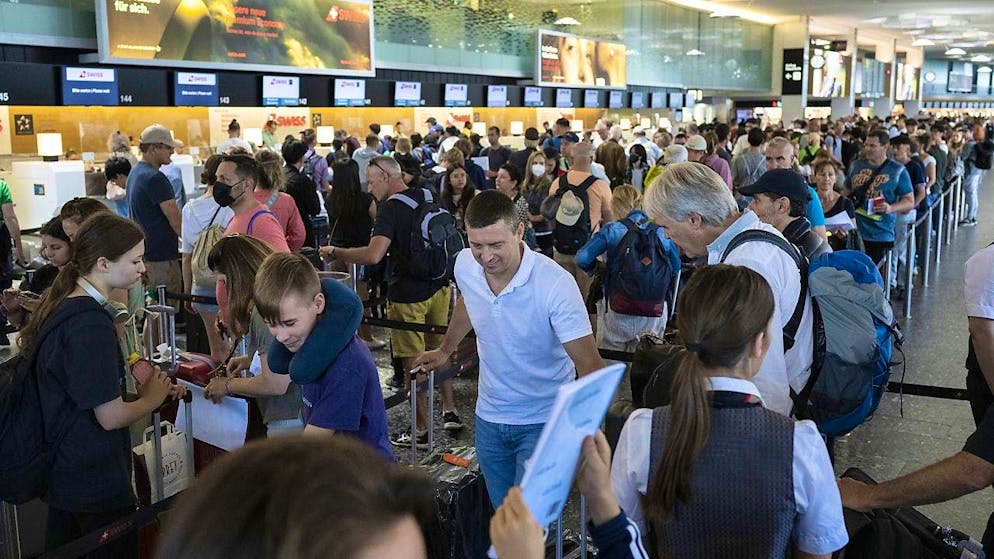 The summer vacations have now begun throughout Switzerland - it's peak travel season at Zurich Airport.