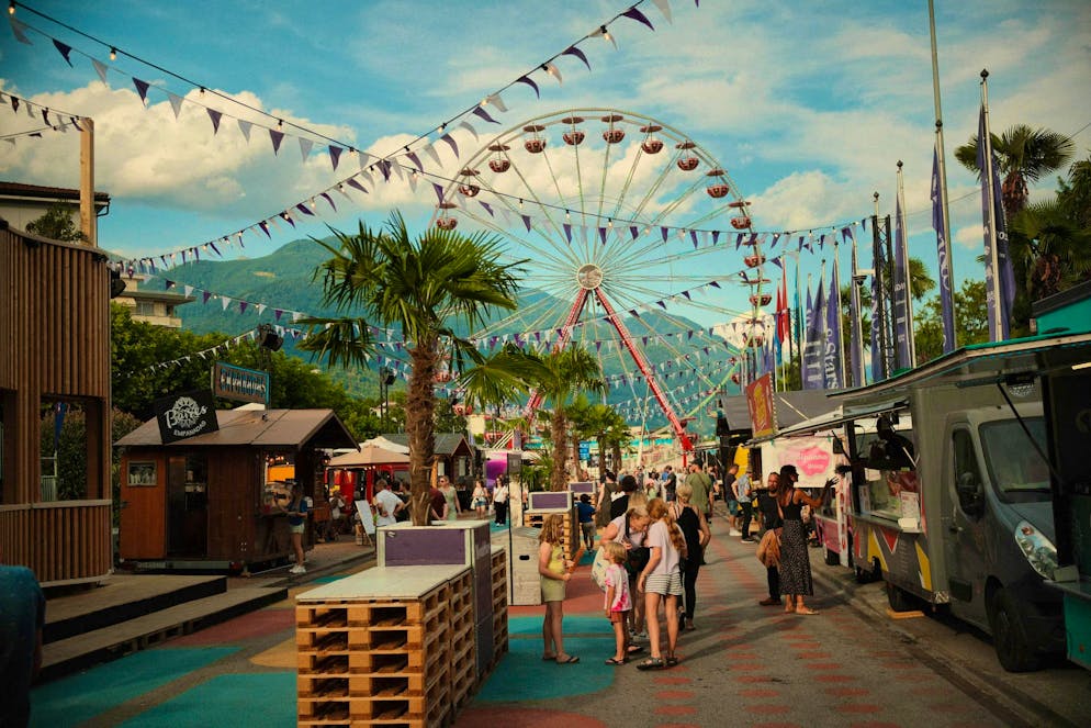 M&S title gallery. Monday is a day of rest on the Piazza Grande, but the Food & Music Street still comes to life.