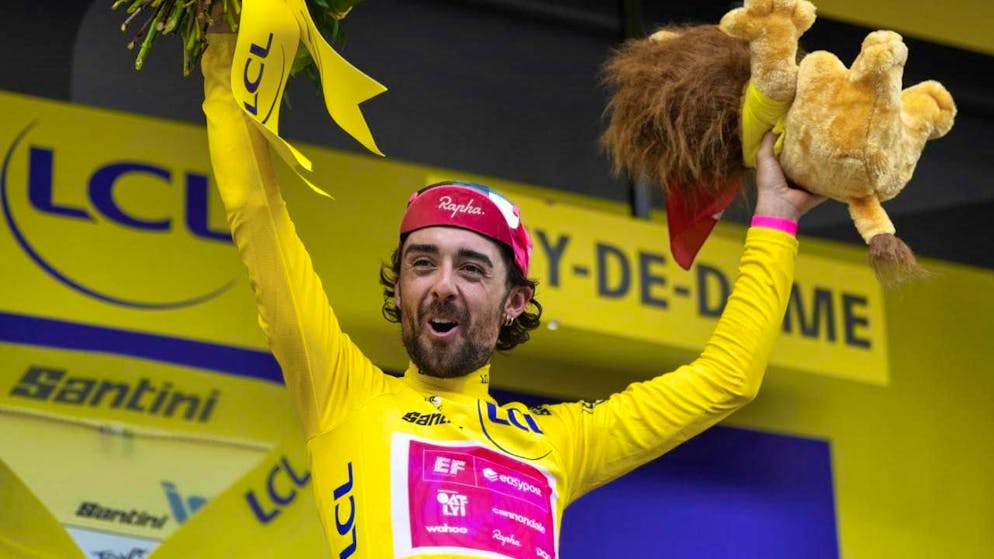 Irish breakaway king Ben Healy now shines in yellow