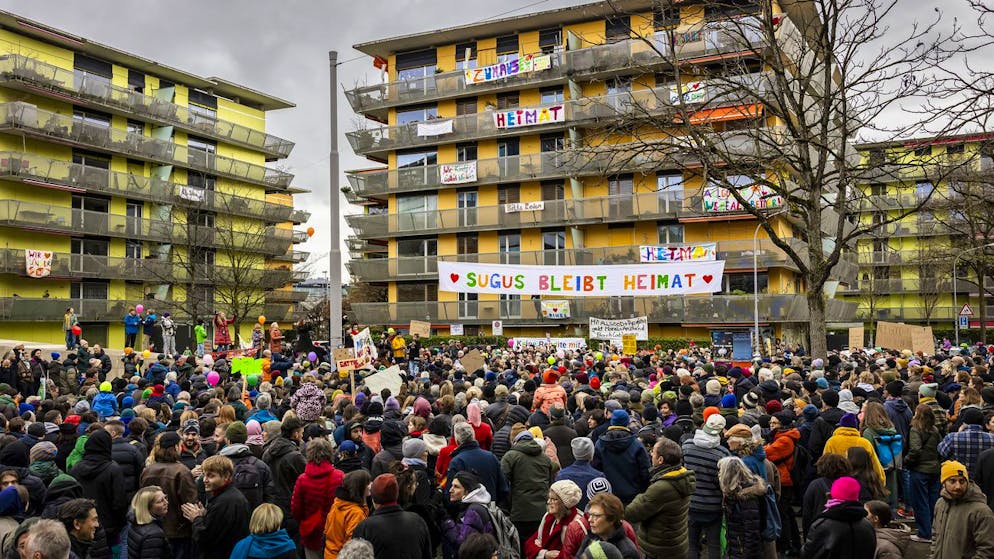 Advertisements have appeared. Sugus apartments are being rented out again - at seven times the price