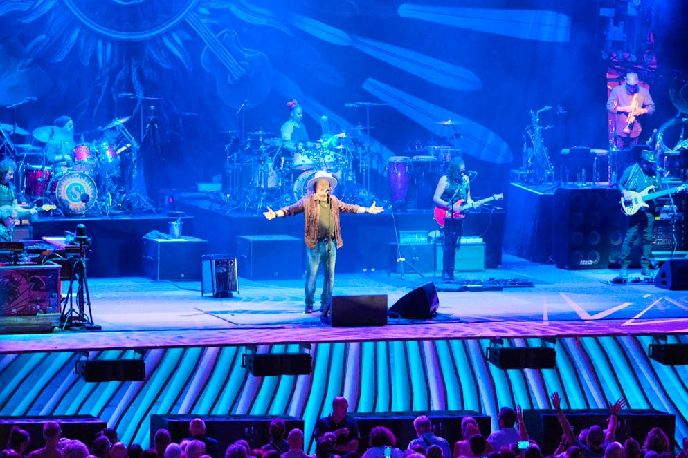 M&S Zuchhero concert. The Italian singer is also known as "the father of the Italian blues".