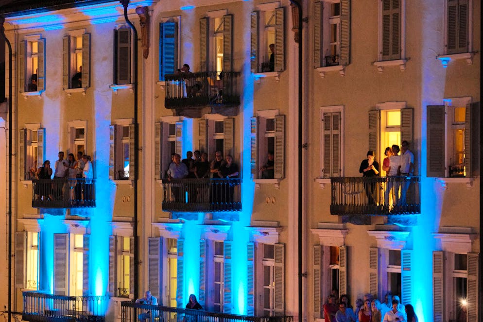 M&S Zuchhero concert. Even the balconies are full.