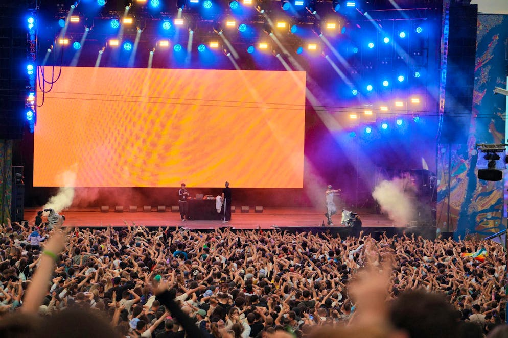 Ski Aggu Gurtenfestival. Ski Aggu got the Gurten shaking.