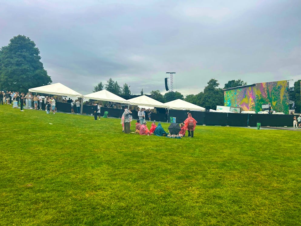 Rain Gurtenfestival. It always rains at the Gurtenfestival...